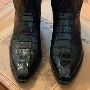 Lucchese Vintage Real Handmade Crocodile Boots. $5K and UP elsewhere! Never worn